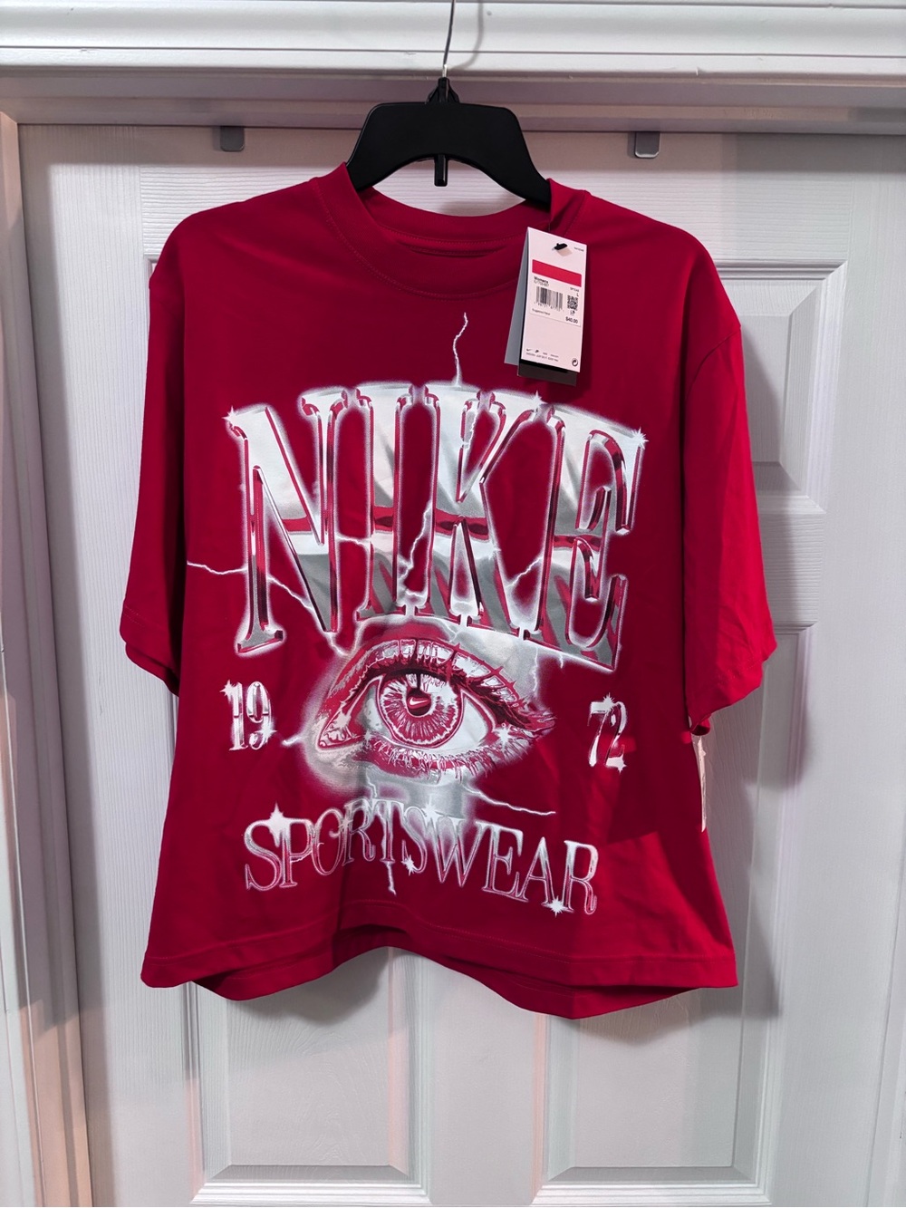 Nike Red Graphic Sportswear Tee